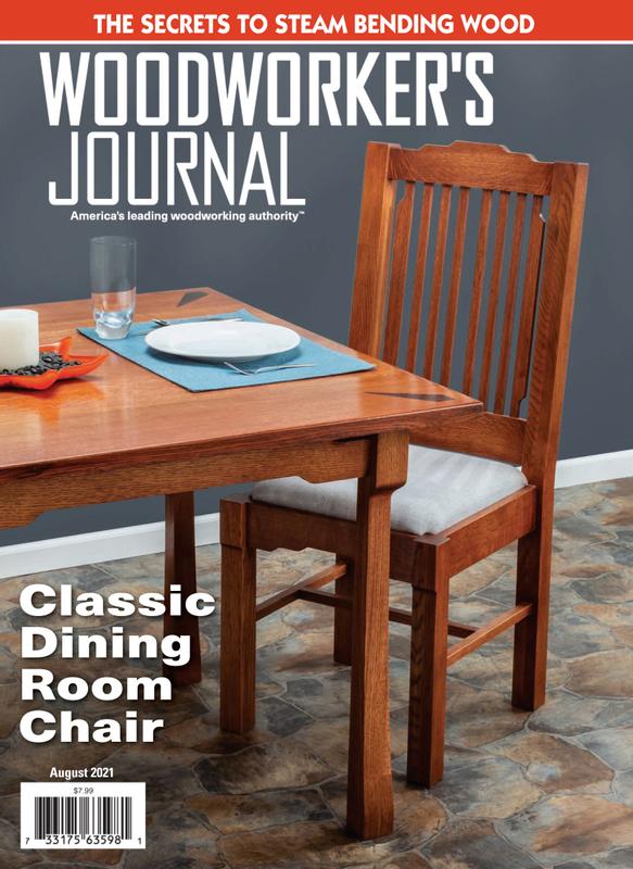Woodworkers-Journal August 01, 2021 Issue Cover