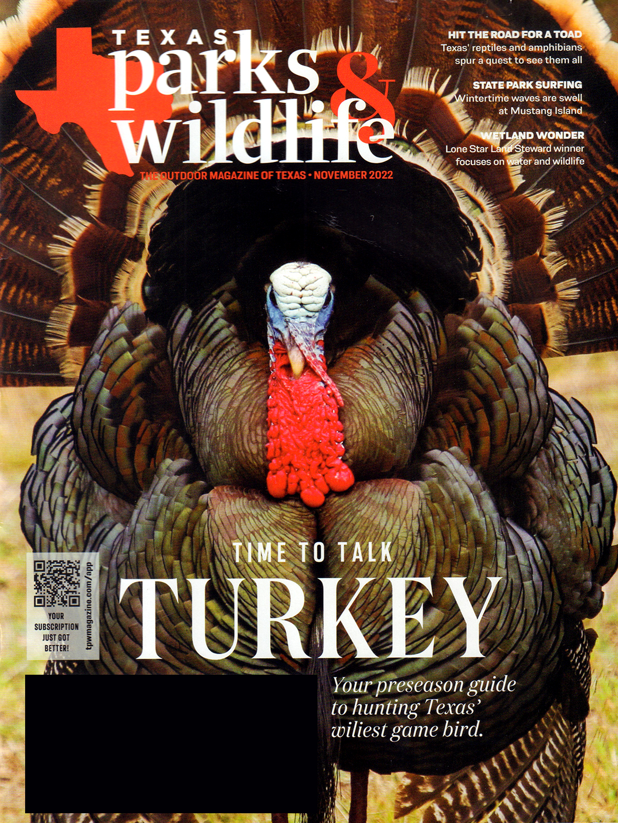 Texas-Parks-and-Wildlife November 01, 2022 Issue Cover