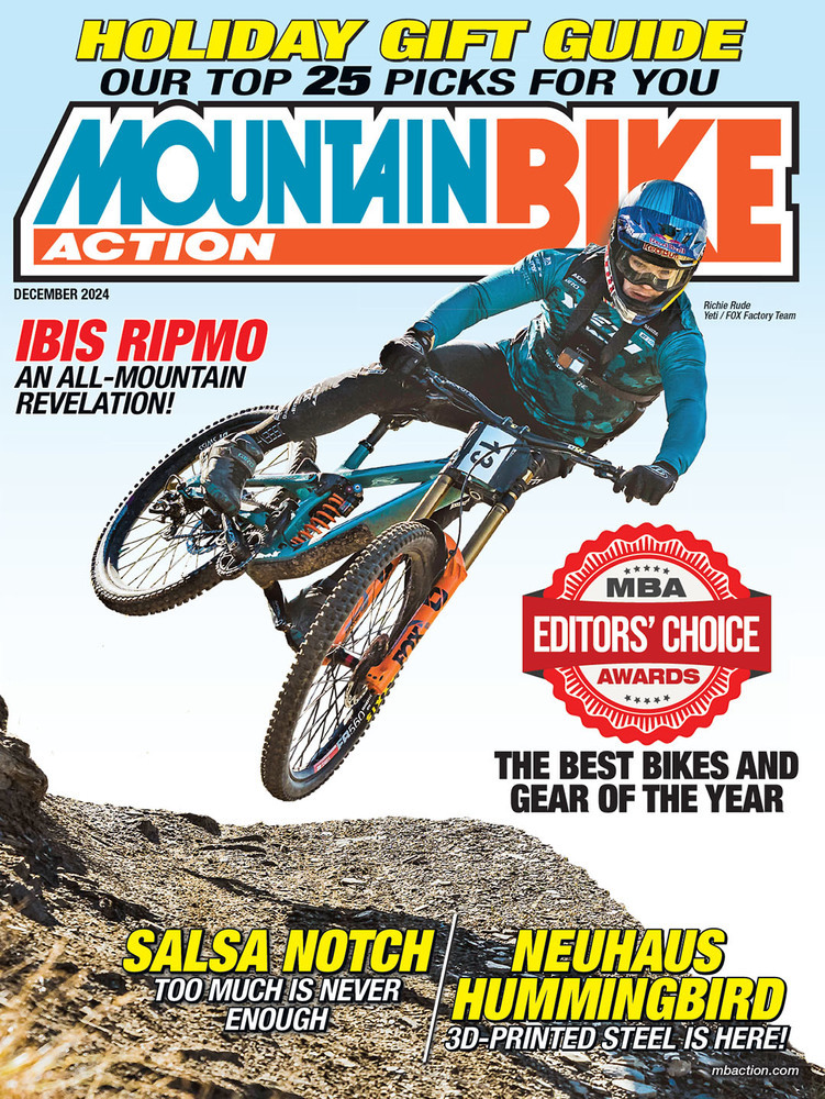 Mountain-Bike-Action December 01, 2024 Issue Cover