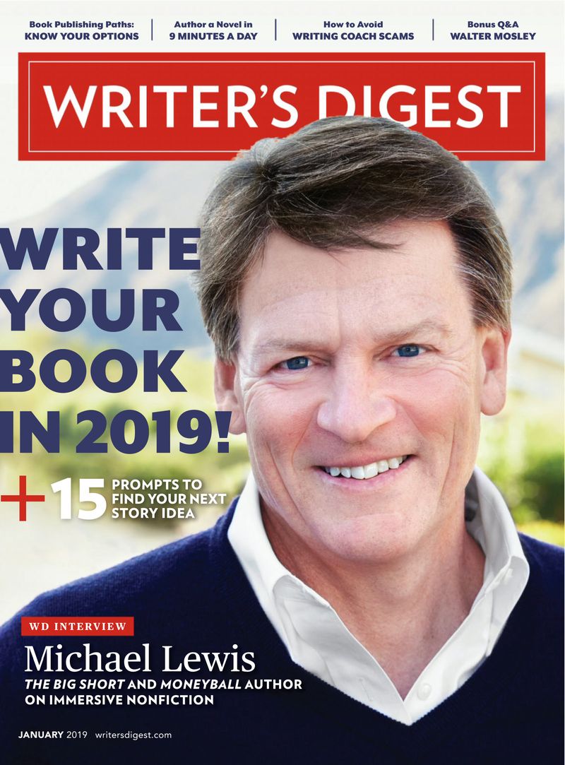 Writers-Digest January 01, 2019 Issue Cover