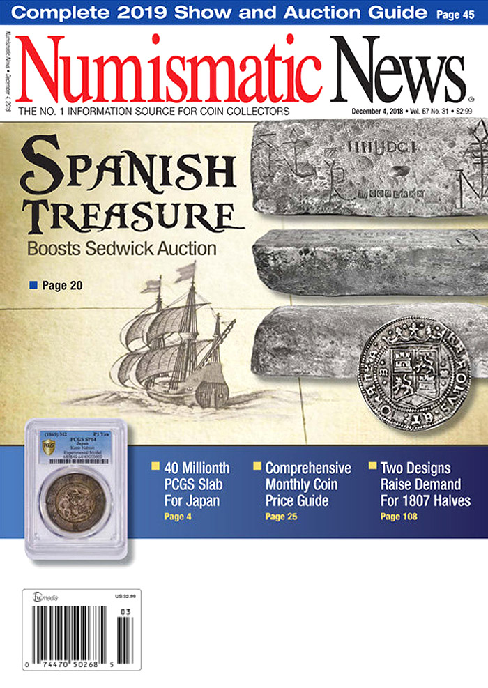 Numismatic-News December 04, 2018 Issue Cover