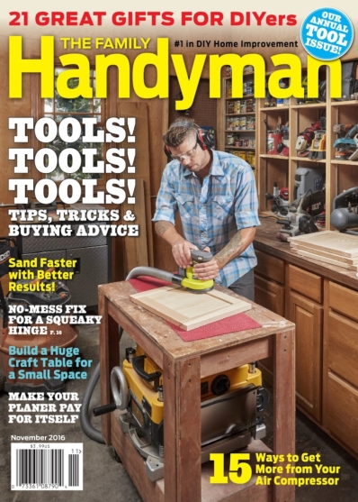 The Family Handyman November 01, 2016 Issue Cover