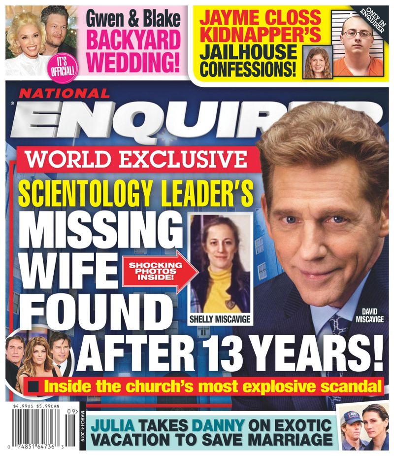 National-Enquirer March 04, 2019 Issue Cover