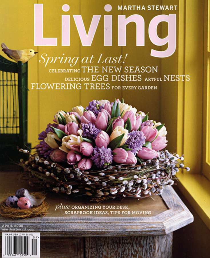 Martha-Stewart-Living April 01, 2008 Issue Cover