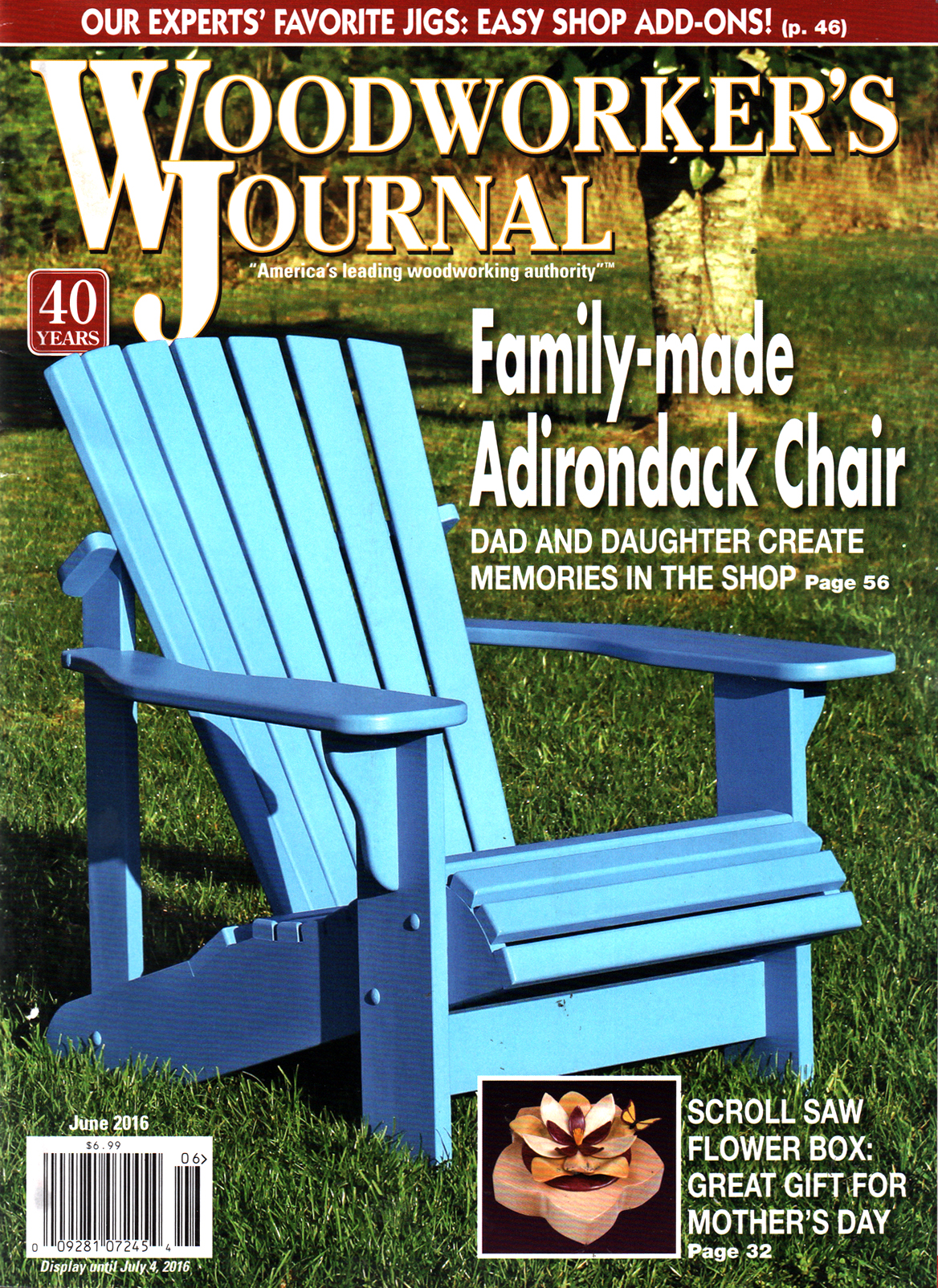 Woodworkers-Journal June 01, 2016 Issue Cover