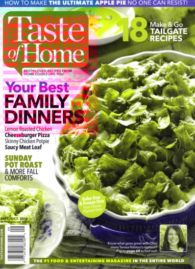 Taste of Home September 01, 2016 Issue Cover