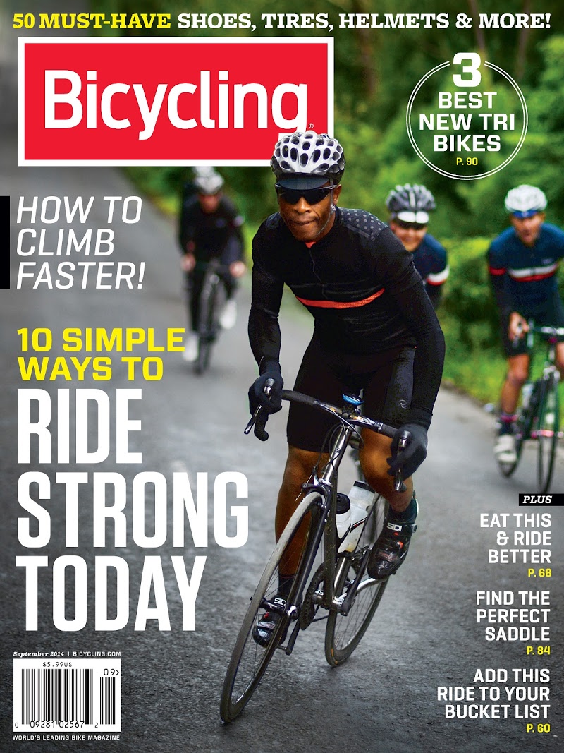 Bicycling September 01, 2014 Issue Cover