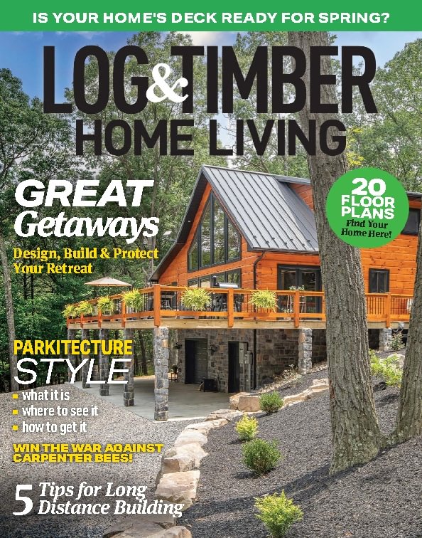 Log-and-Timber-Home-Living March 01, 2025 Issue Cover