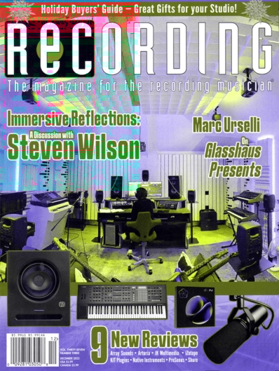 Recording Magazine December 01, 2023 Issue Cover