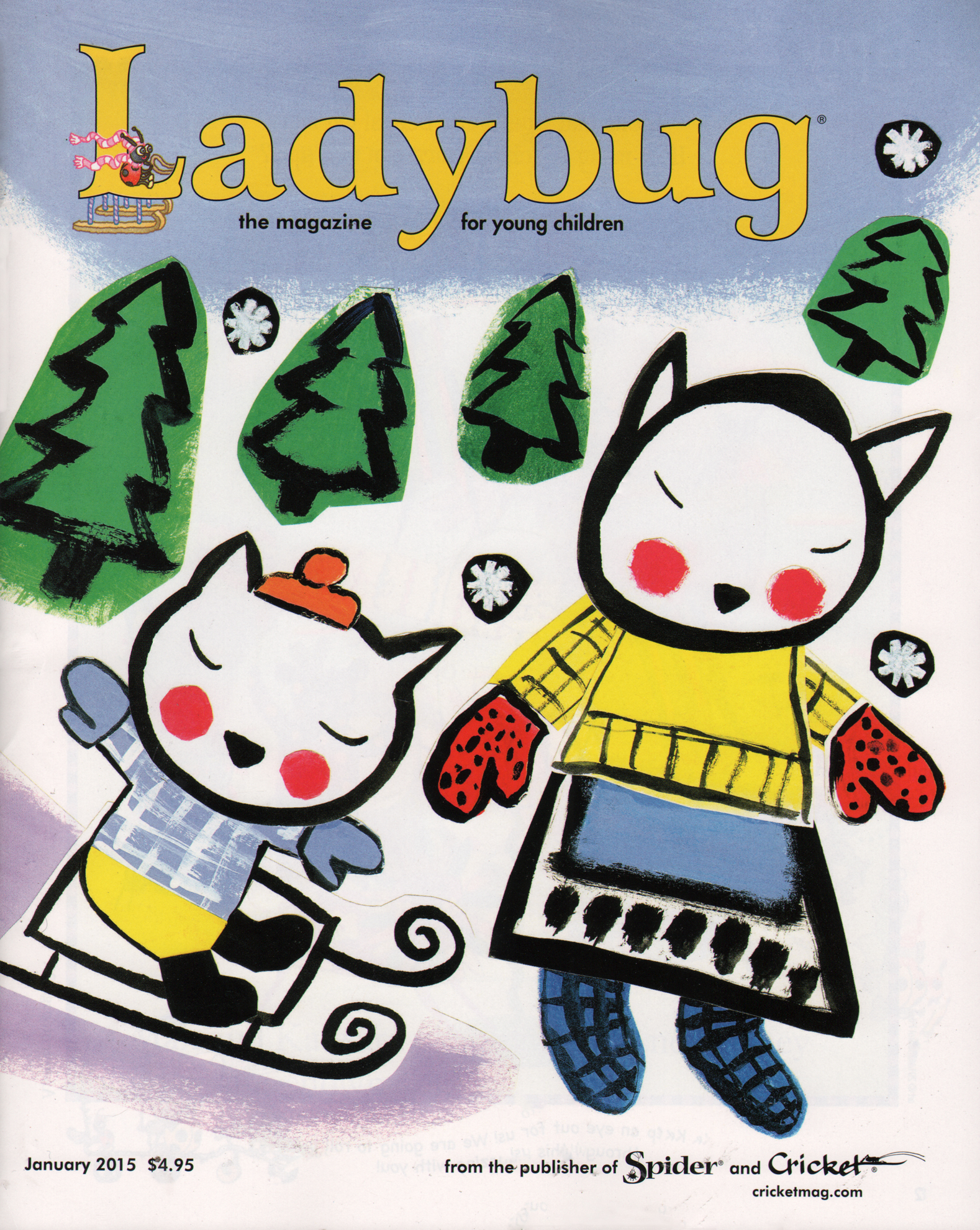 Ladybug January 01, 2015 Issue Cover