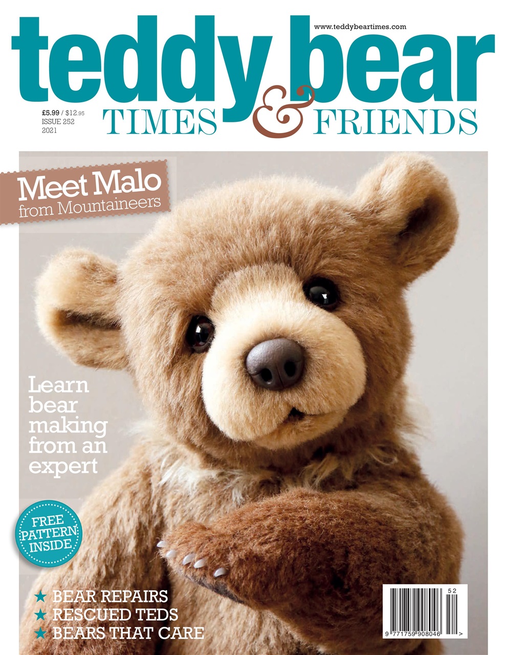Teddy-Bear-Times-and-Friends June 01, 2021 Issue Cover