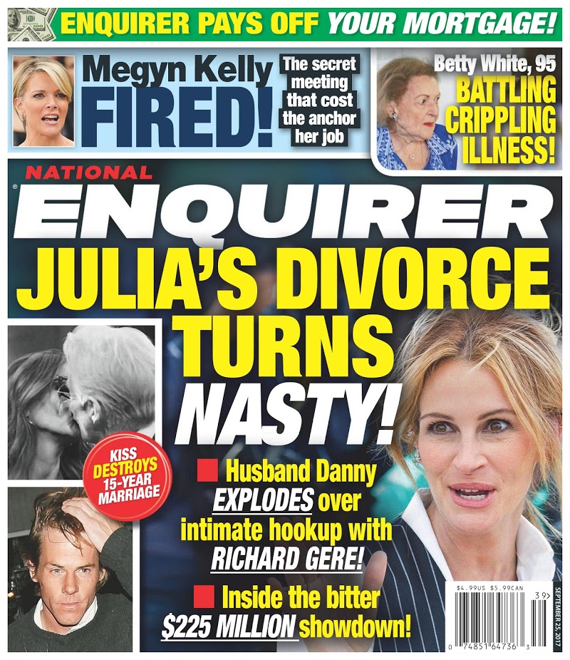 national-enquirer September 25, 2017 Issue Cover