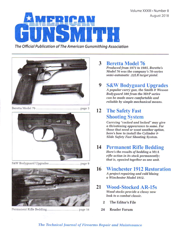 American-Gunsmith August 01, 2018 Issue Cover