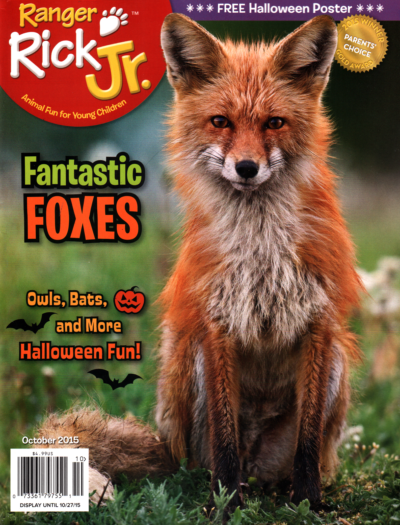 Ranger-Rick-Jr October 01, 2015 Issue Cover