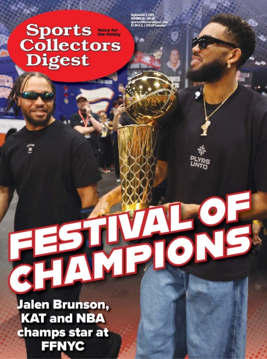 Sports Collectors Digest September 01, 2026 Issue Cover