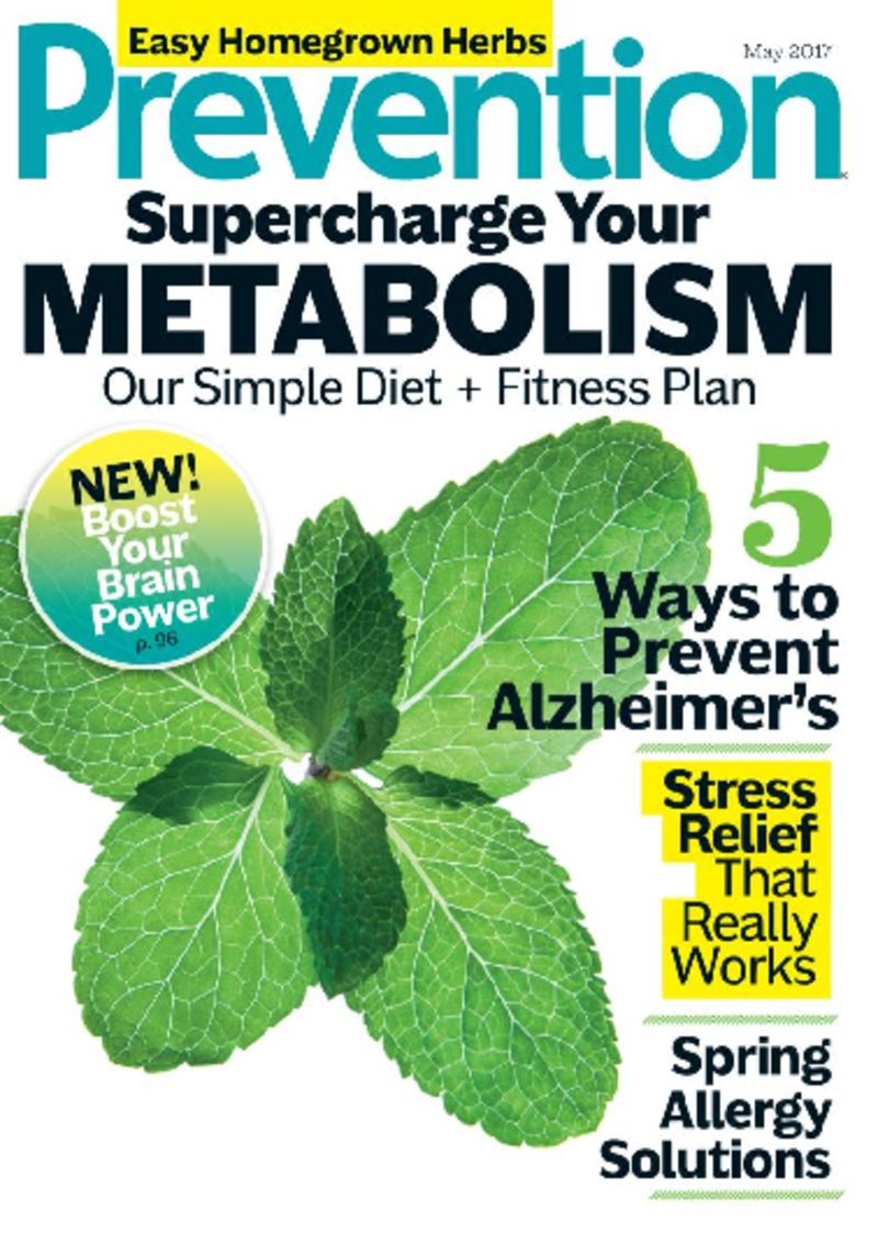 Prevention May 01, 2017 Issue Cover