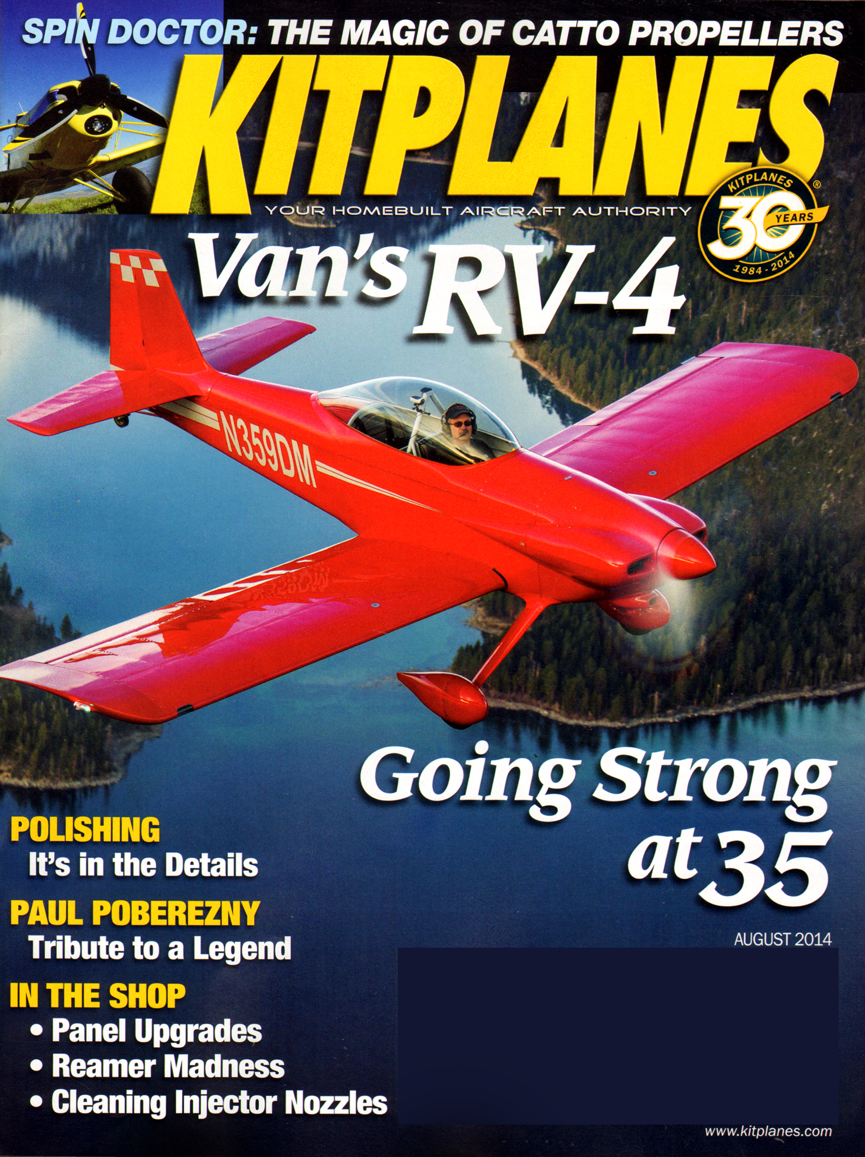 Kit-Planes August 01, 2014 Issue Cover