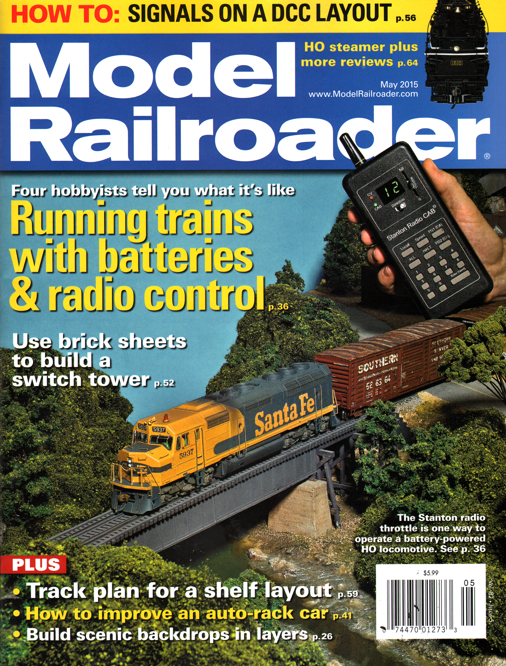Model-Railroader May 01, 2015 Issue Cover