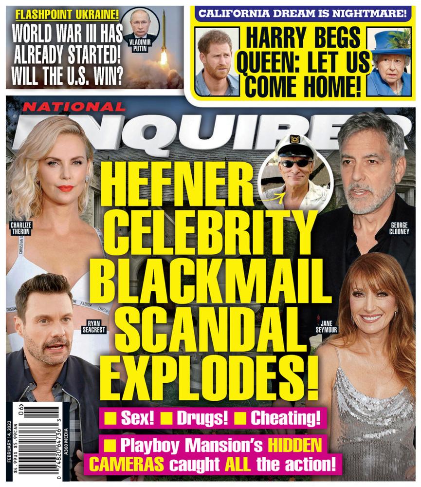 National-Enquirer February 14, 2022 Issue Cover