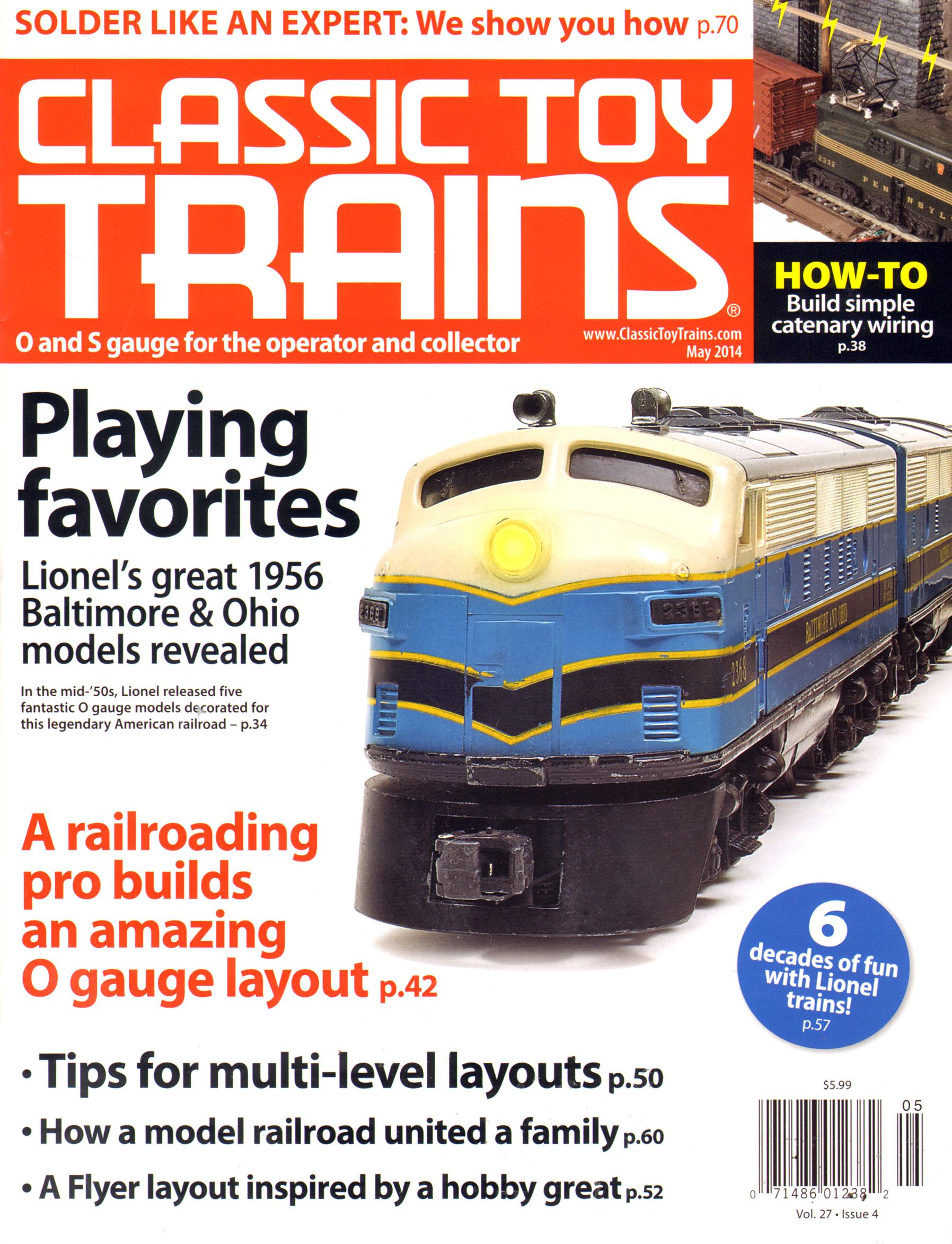 Classic-Toy-Trains May 01, 2014 Issue Cover