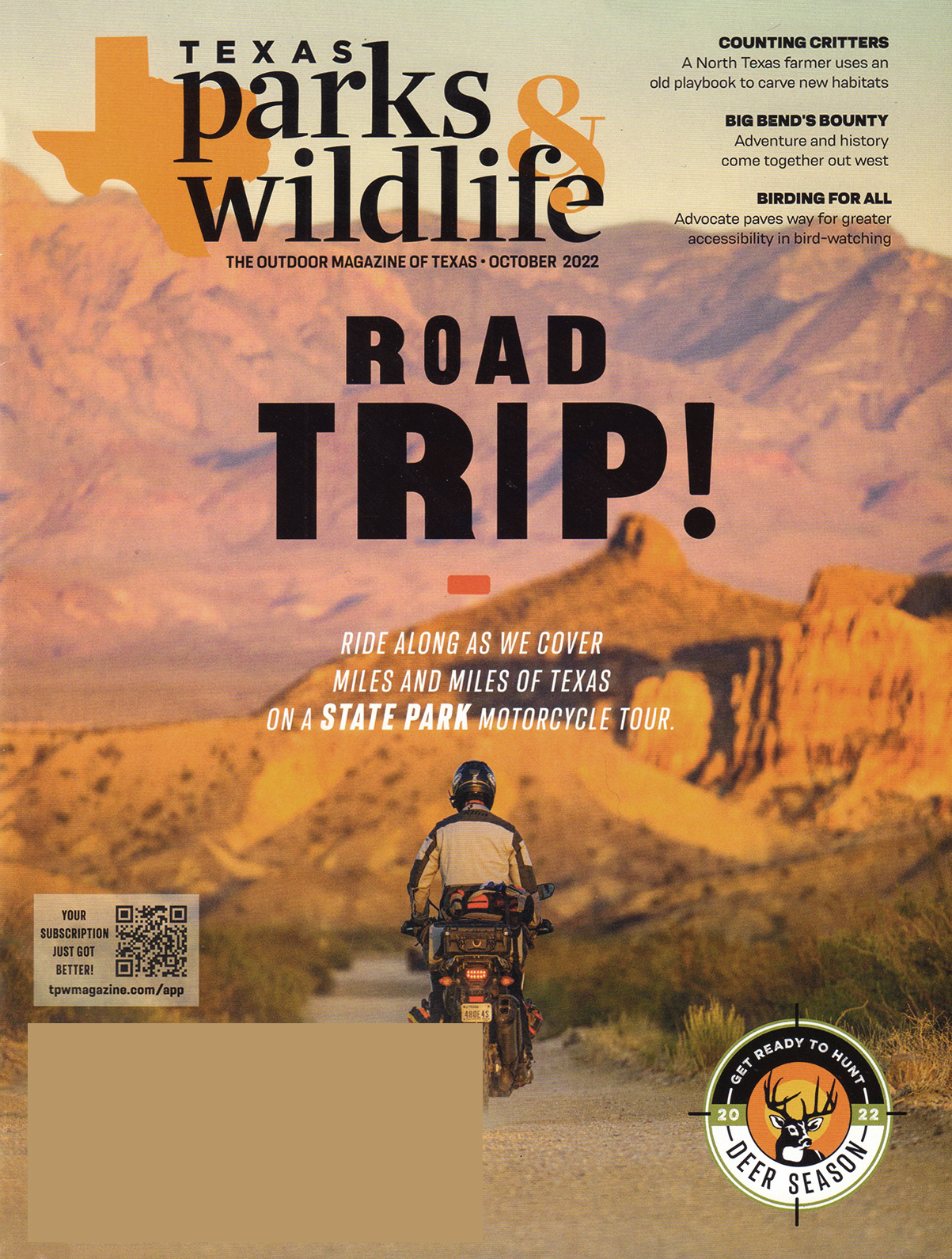 Texas-Parks-and-Wildlife October 01, 2022 Issue Cover