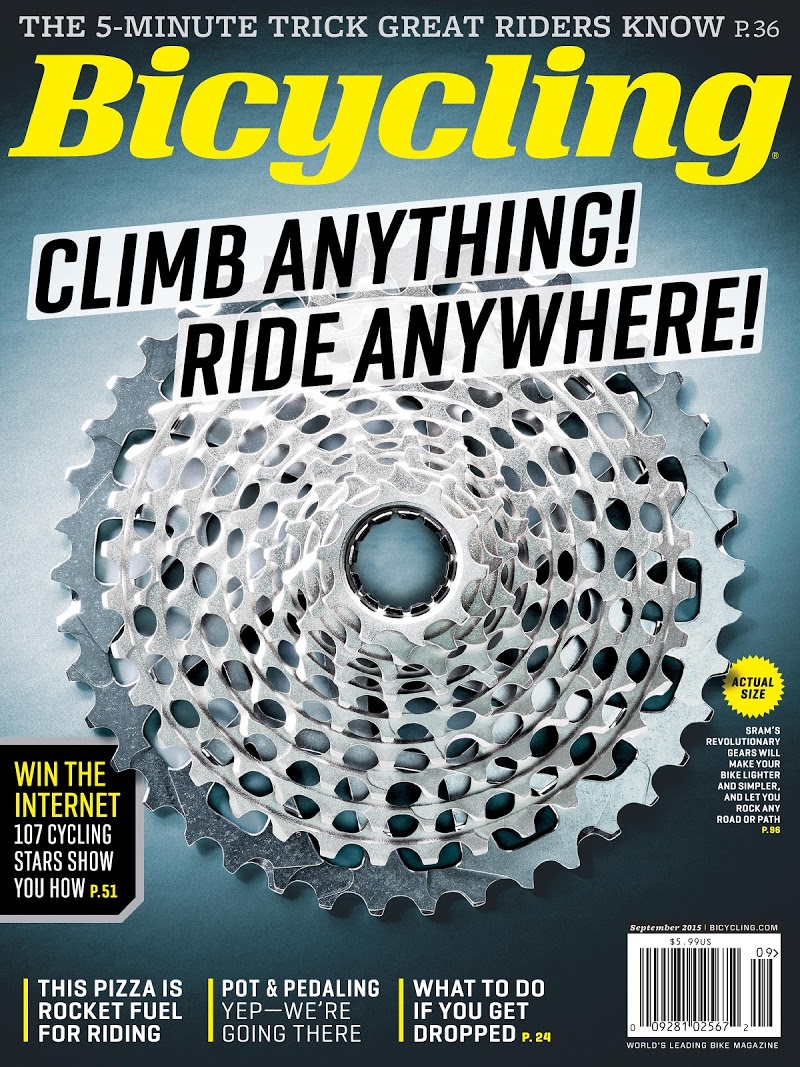 Bicycling September 01, 2015 Issue Cover