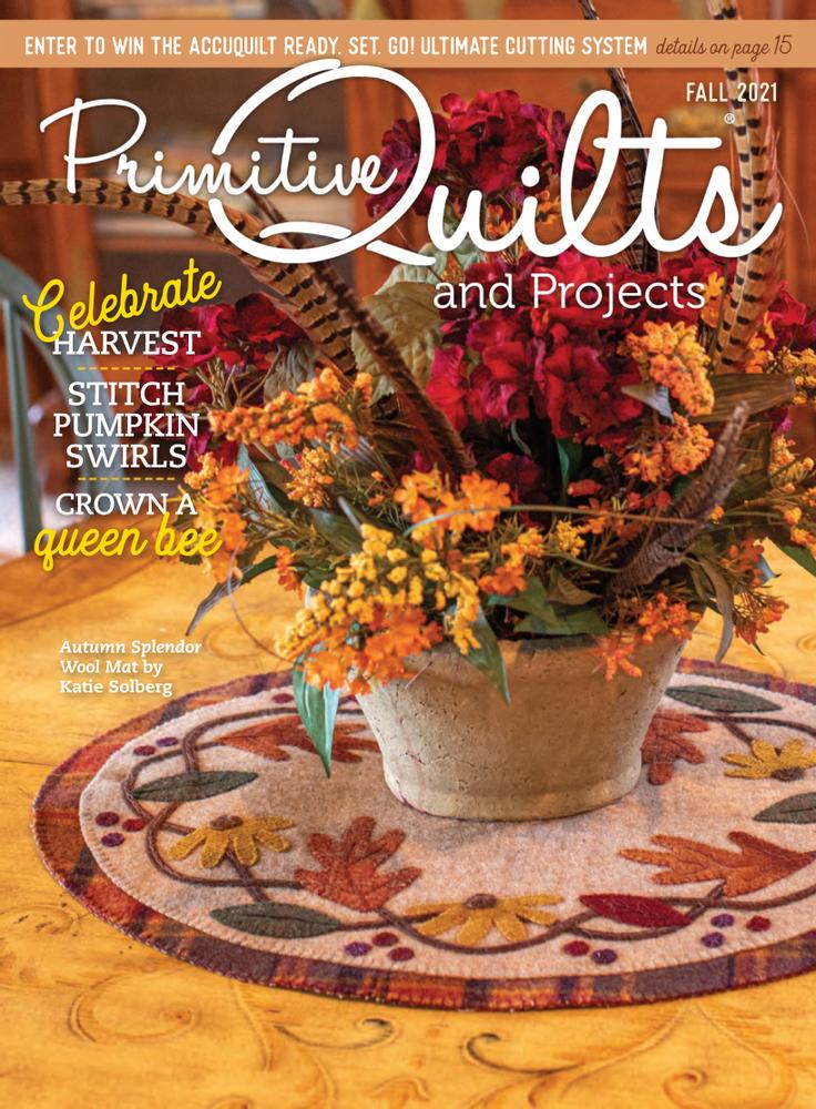 Primitive-Quilts-and-Projects September 01, 2021 Issue Cover