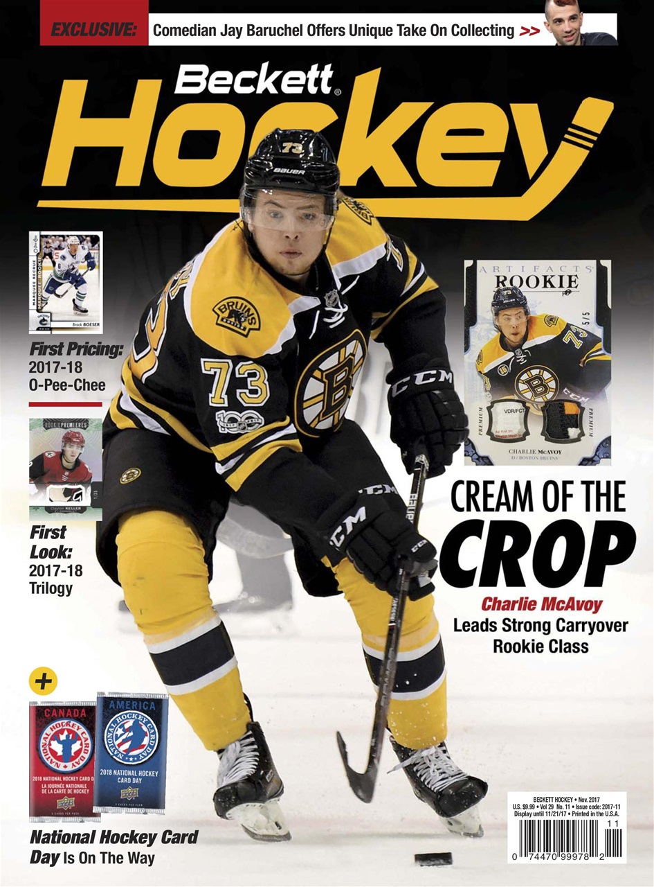 Beckett-Hockey November 01, 2017 Issue Cover