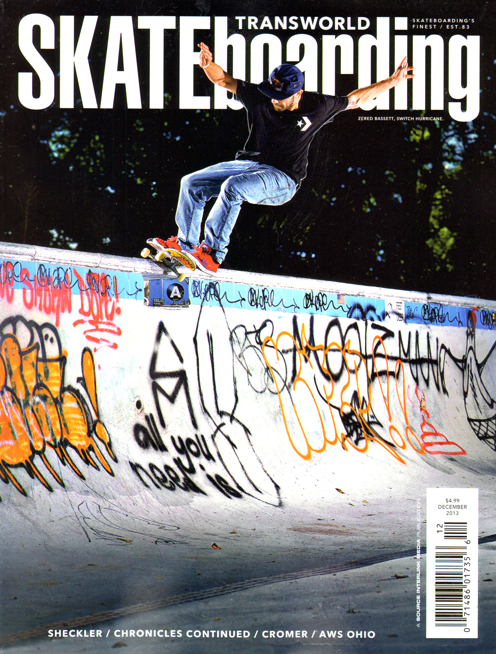 Transworld-SKATEboarding December 01, 2013 Issue Cover