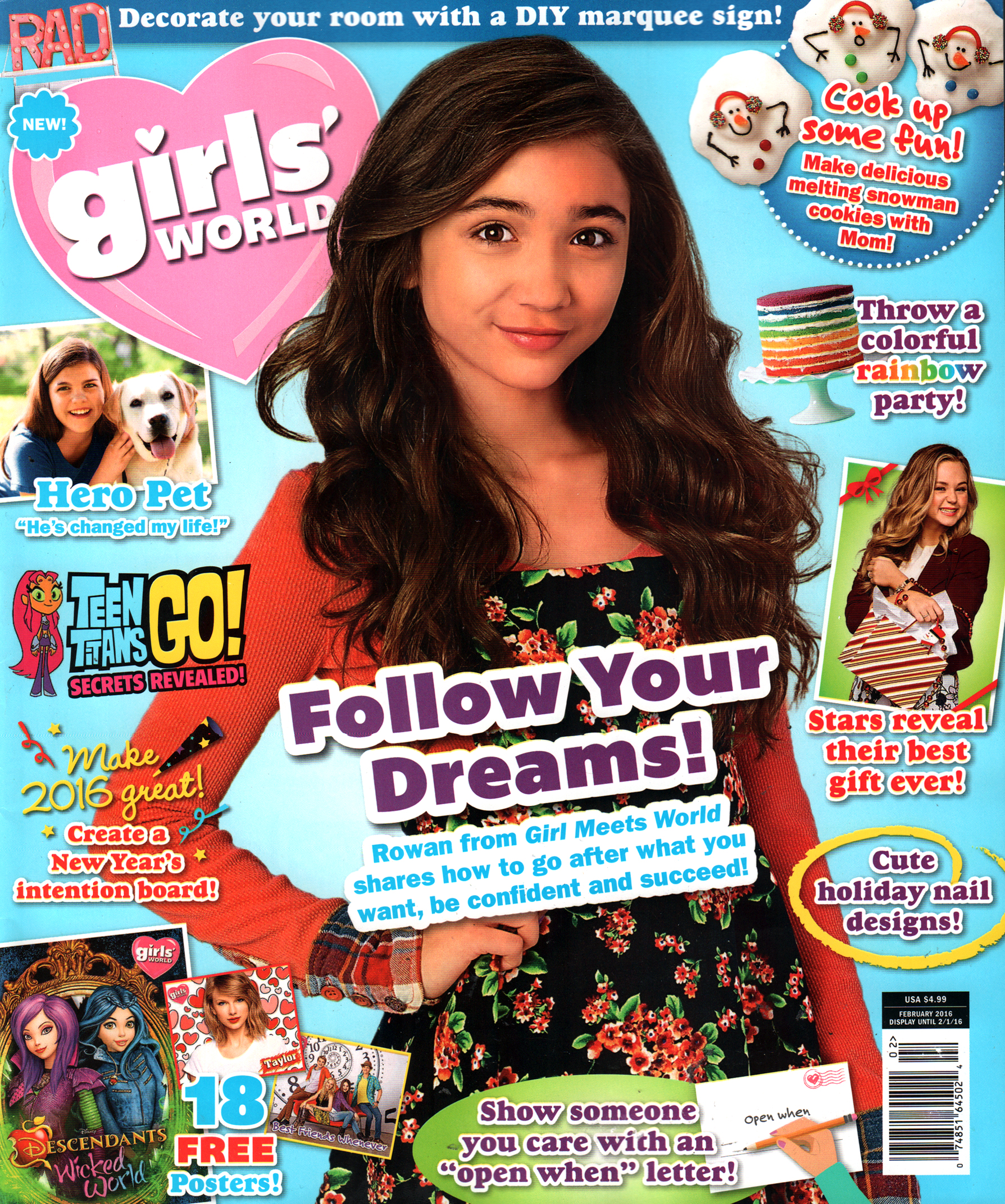 Girls-World February 01, 2016 Issue Cover