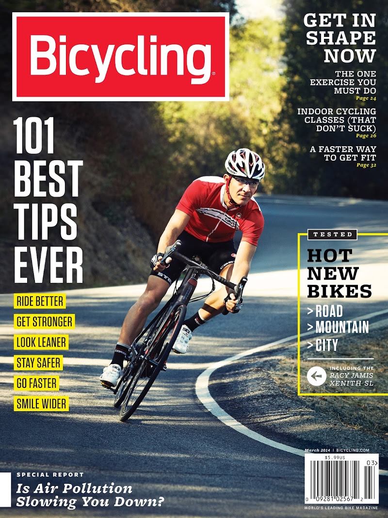 Bicycling March 01, 2014 Issue Cover