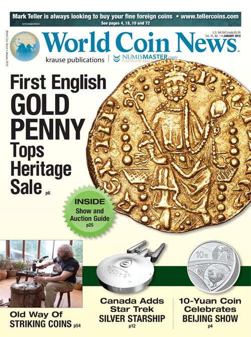 World-Coin-News January 01, 2018 Issue Cover
