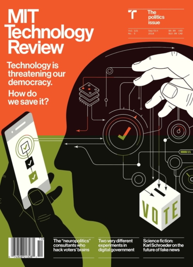 MIT Technology Review September 01, 2018 Issue Cover