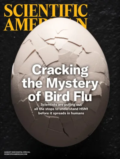 Scientific American August 01, 2025 Issue Cover