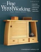 Fine-Woodworking December 01, 2021 Issue Cover