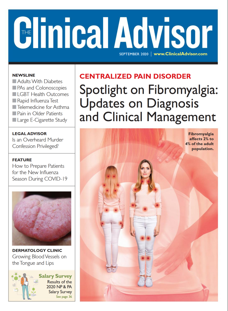 Clinical-Advisor September 01, 2020 Issue Cover