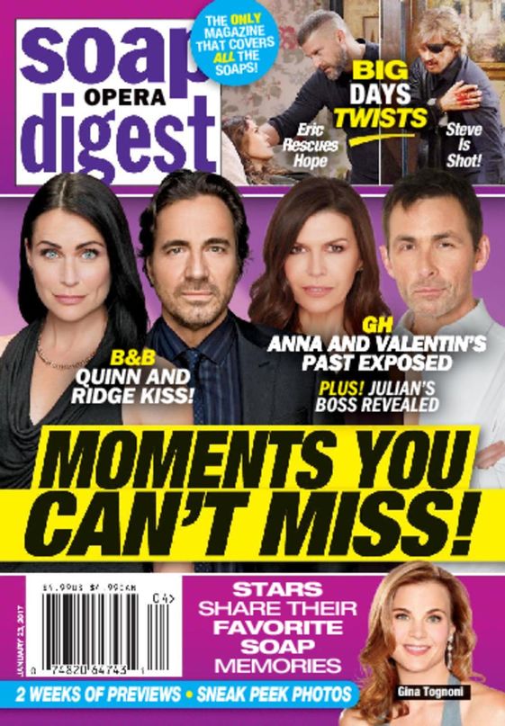 Soap-Opera-Digest January 23, 2017 Issue Cover