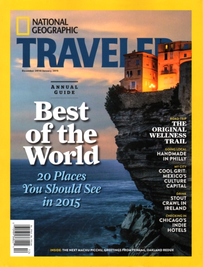 National Geographic Traveler December 01, 2014 Issue Cover