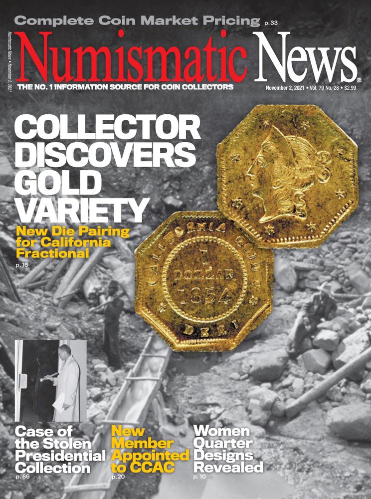 Numismatic-News November 02, 2021 Issue Cover