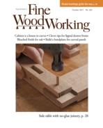 Fine-Woodworking September 01, 2017 Issue Cover