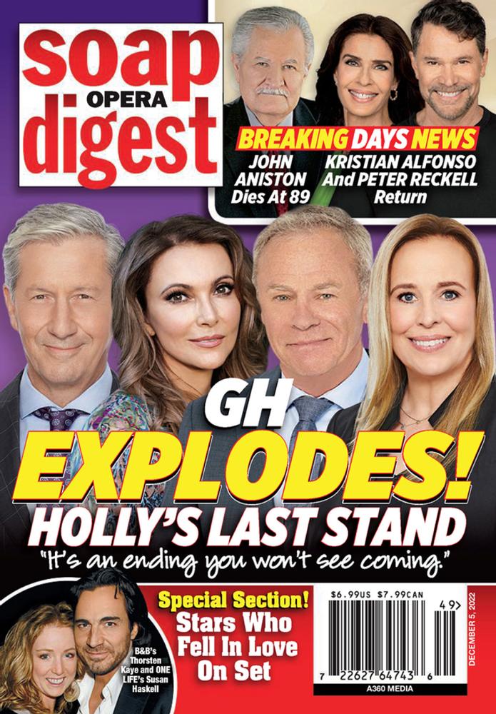 Soap-Opera-Digest December 05, 2022 Issue Cover