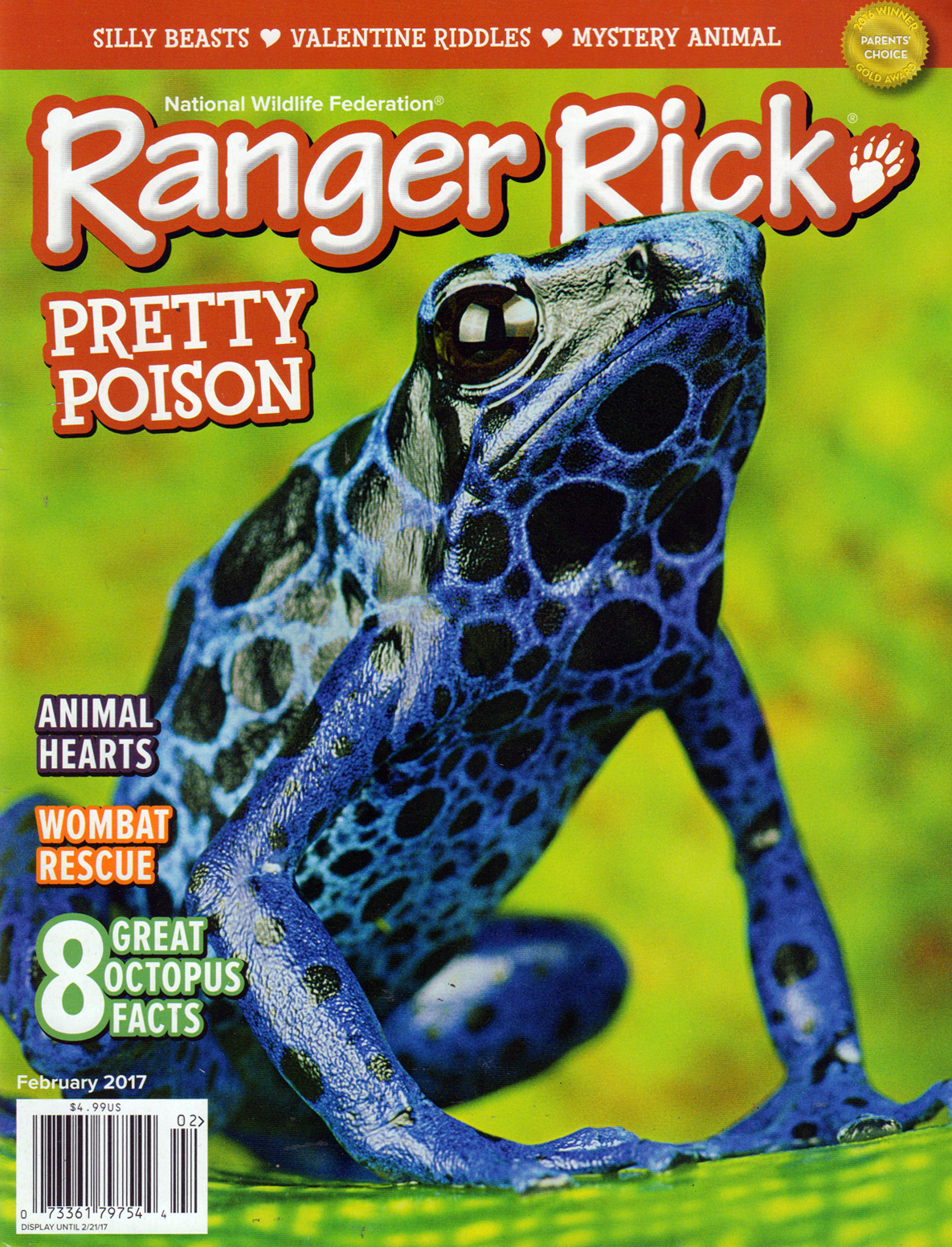 Ranger-Rick February 01, 2017 Issue Cover