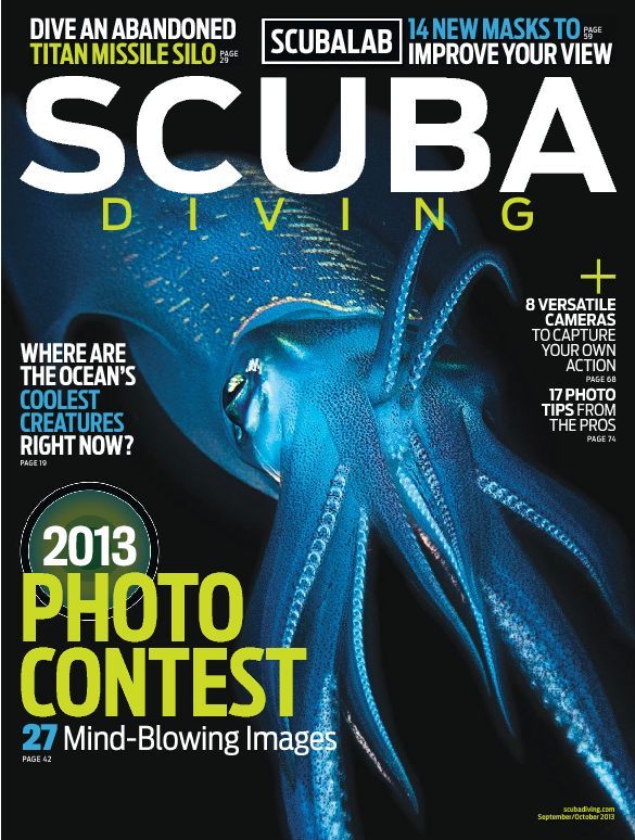 Scuba-Diving September 01, 2013 Issue Cover