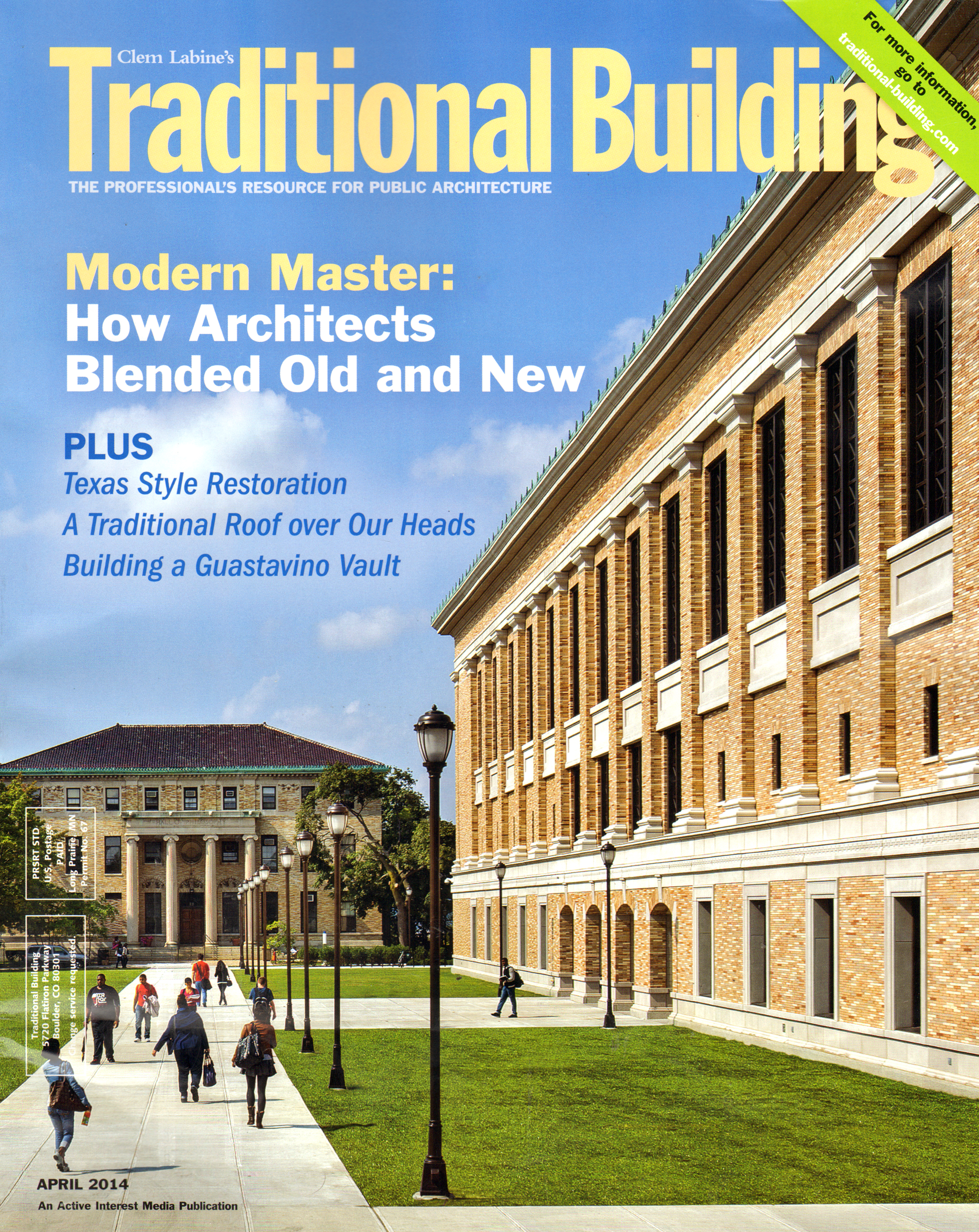 Traditional-Building April 01, 2014 Issue Cover