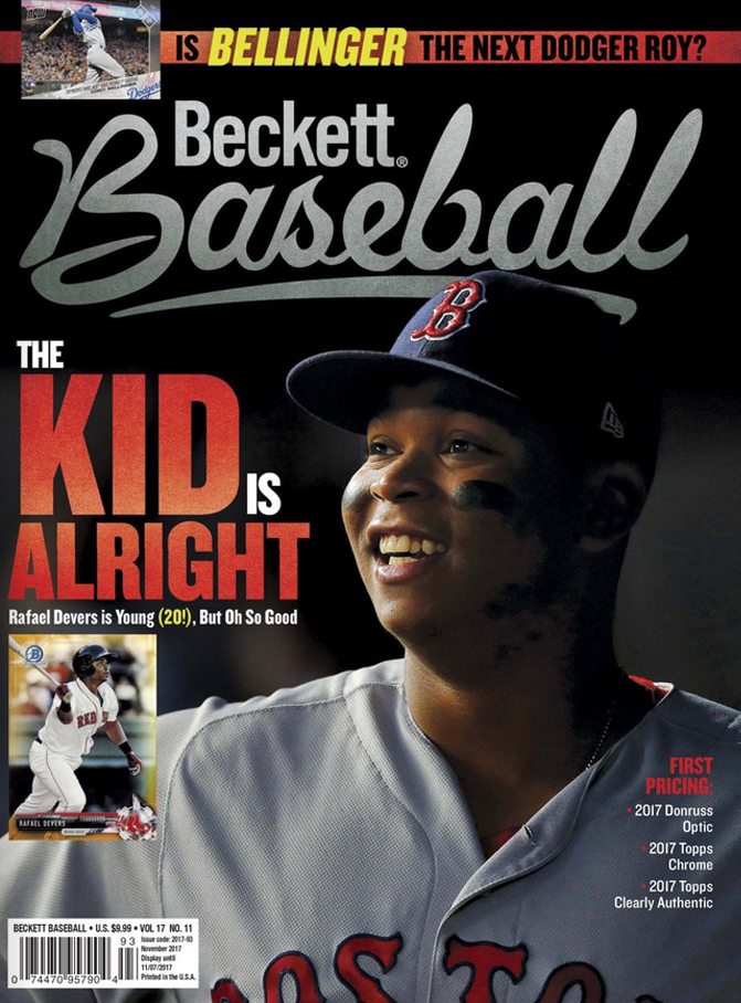 Beckett-Baseball November 01, 2017 Issue Cover