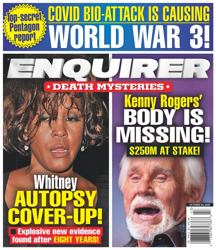 national-enquirer October 26, 2020 Issue Cover