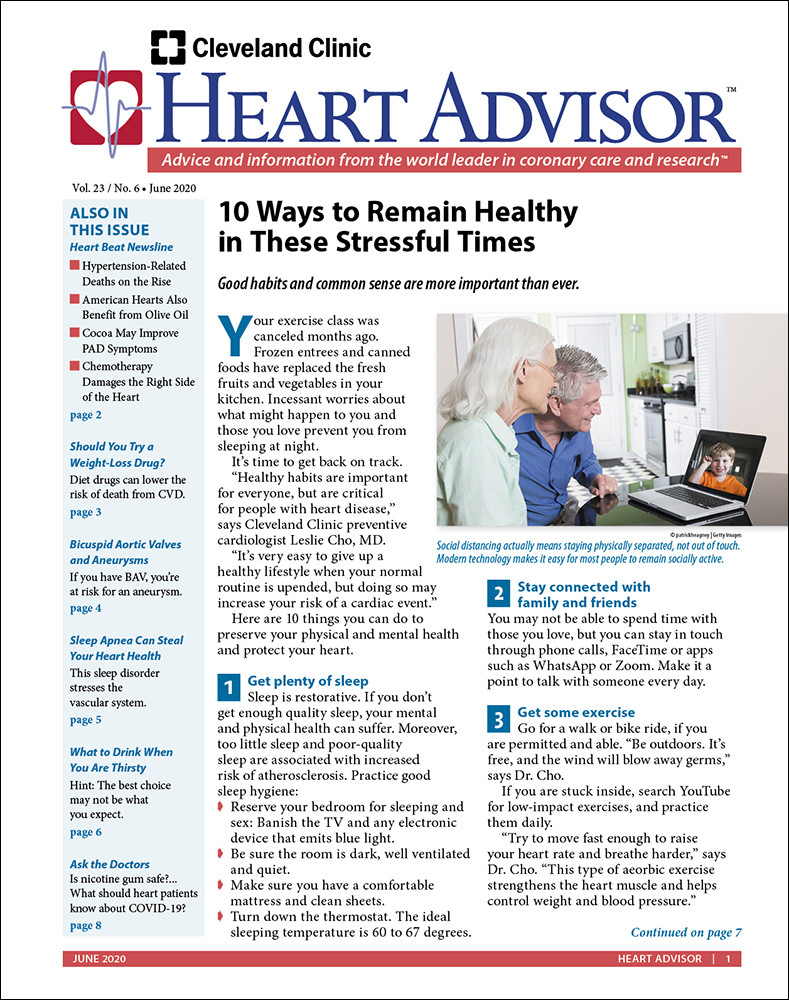 Heart-Advisor June 01, 2020 Issue Cover