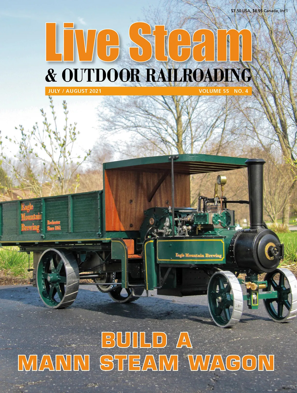 Live-Steam-and-Railroading July 01, 2021 Issue Cover