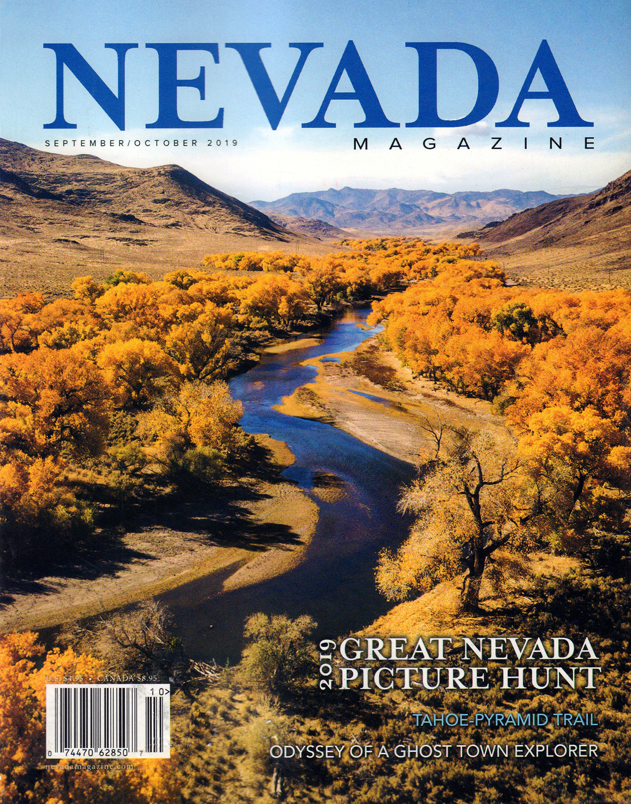 Nevada-Magazine September 01, 2019 Issue Cover