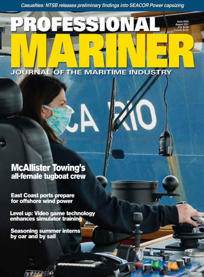Professional-Mariner August 01, 2021 Issue Cover